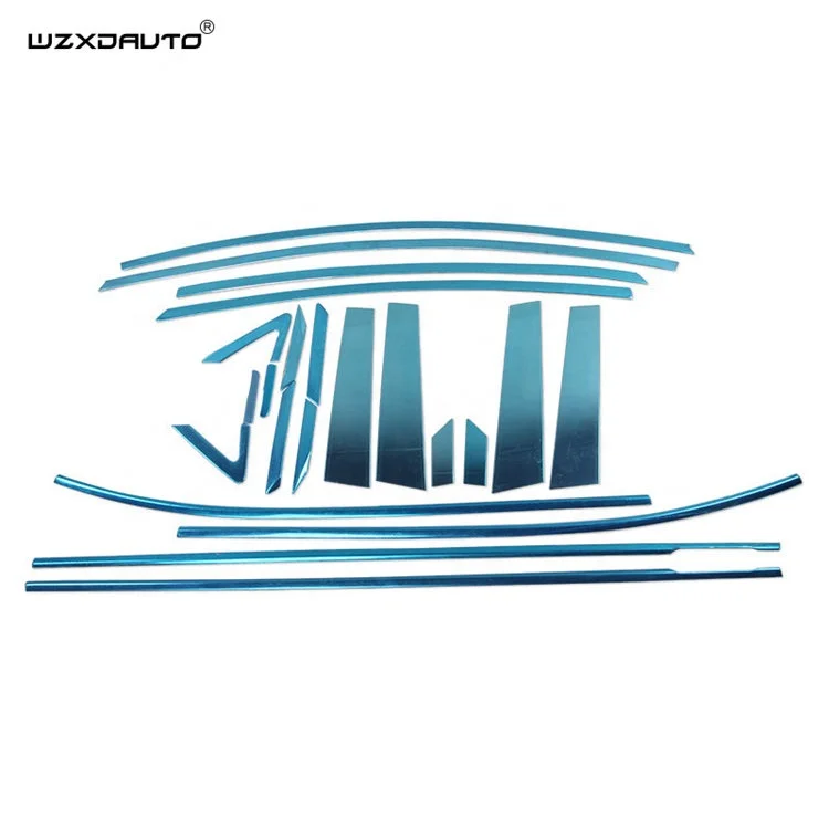 WZXD New Arrival Stainless Steel Car Window Frame Trims For Hyundai Avante Elantra 2012