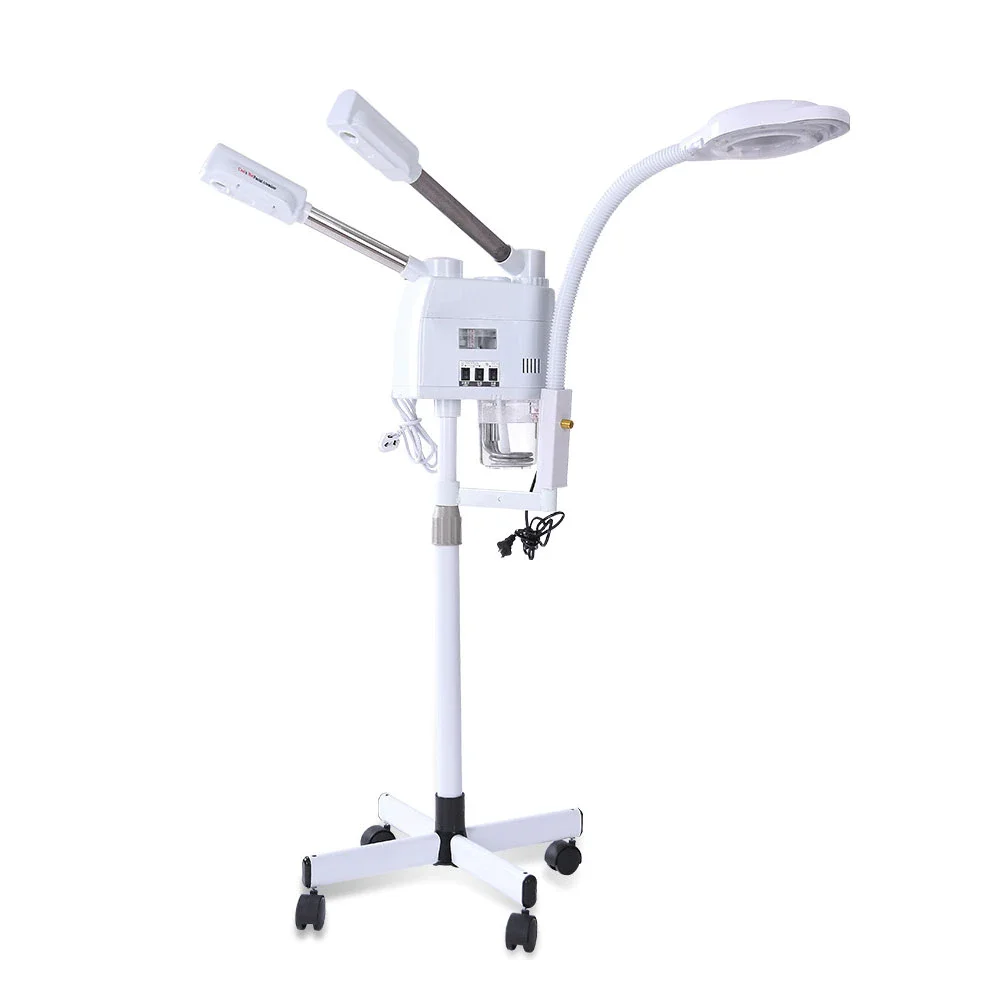FARSLIM Upgrade 3 in 1 Hot/Cold Facial Salon Steamer Skin Moisturizing with Magnifying Lamp for Facial Skin Rejuvenation
