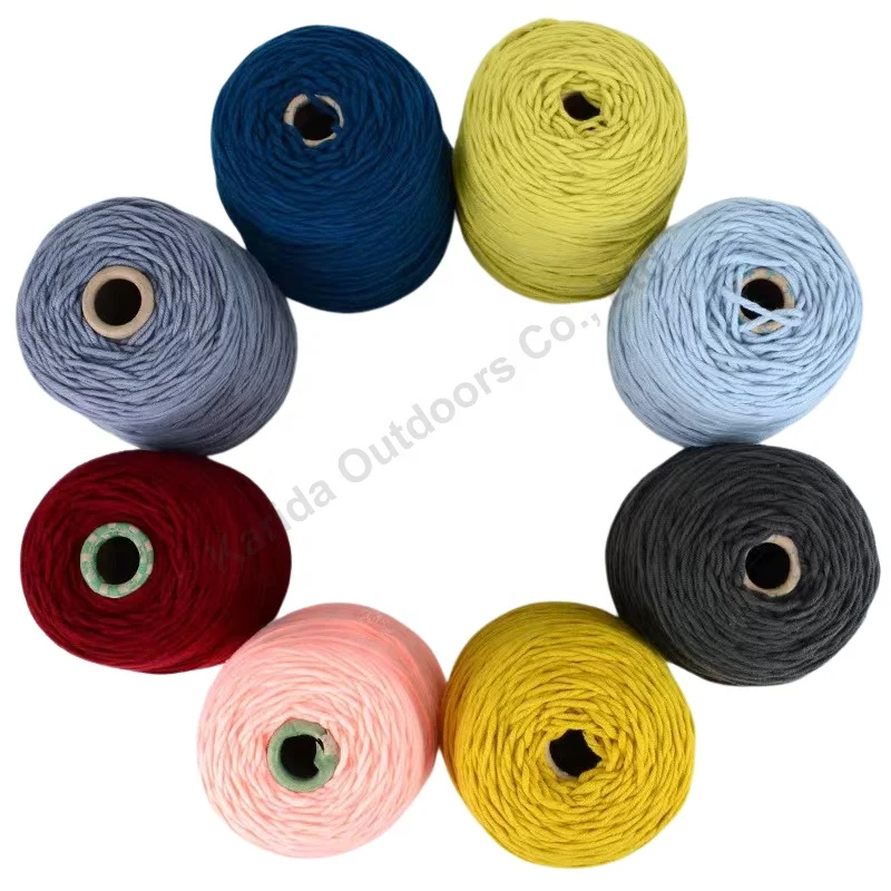 2024 hot sale good performance dyed customized chunky yarn 100% acrylic for tufting gun making rugs