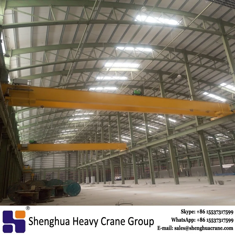 European Type Overhead Traveling Crane 15 ton Double Girder Bridge Overhead Crane Price