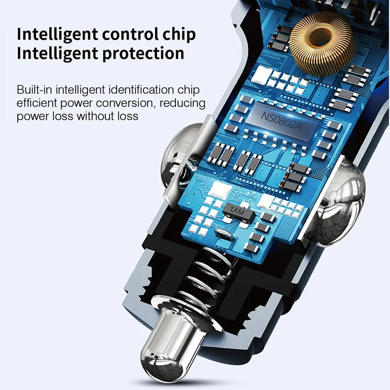 New QC3.0 Type C PD 18W Fast Charging Car Charger FM Transmitter Car MP3 Player Car Kit