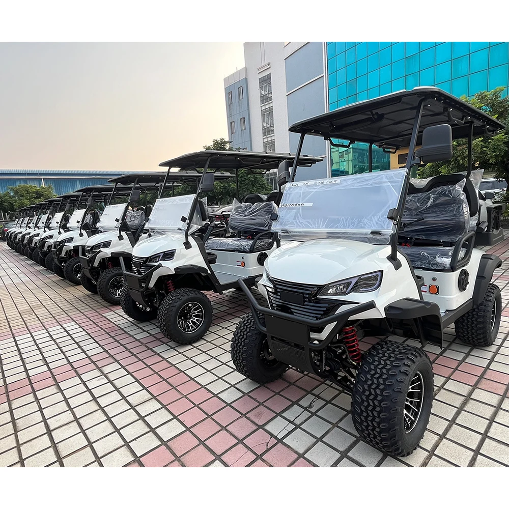 2024 Borcart Oem Odm Luxury Electric 4 Seater Golf Cart Carrito De Golf Sightseeing Golf Cart Off Road Club Car