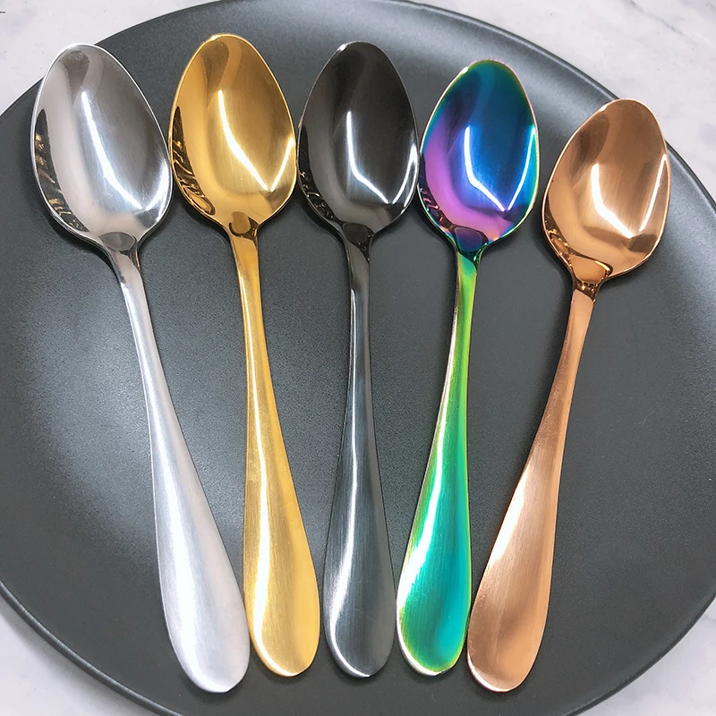 Personalize Stainless Steel Tea Coffee Spoon with customized laser engrave logo