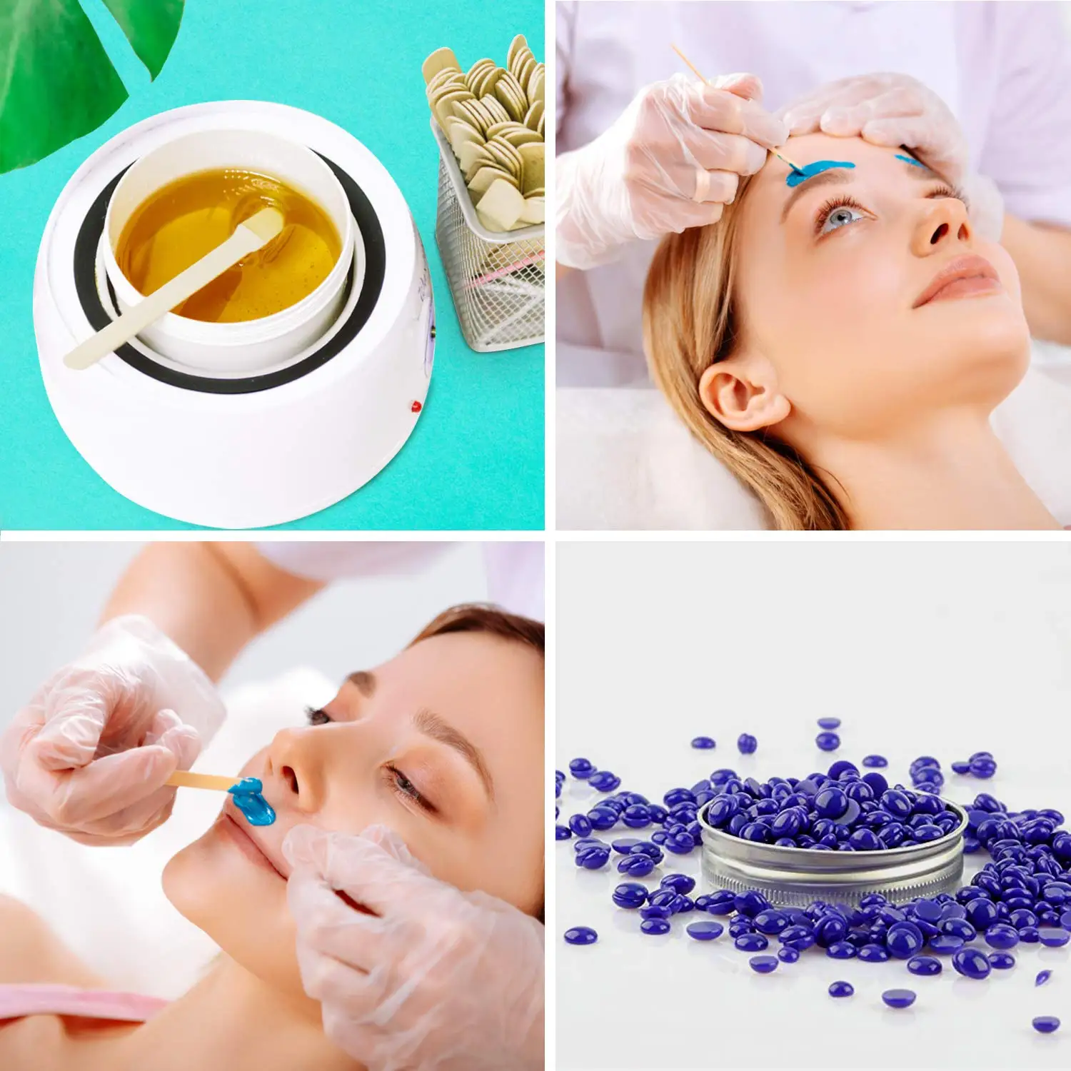 100pcs/bag High Quality Beauty Tools Waxing Spatulas Body Face Hair Removal Disposable wooden stick wooden Wax spatula