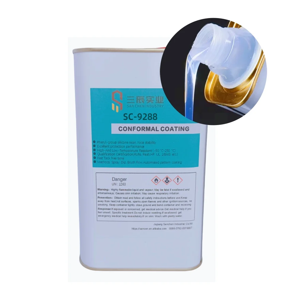 Three-proof paint UV moisture dual-curing moisture-proof quick-drying insulation silicone forms