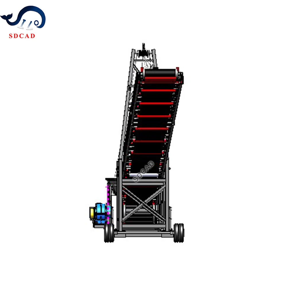 Hot Sale Barge stacker conveyor Portable Ship Loading Machine with best price