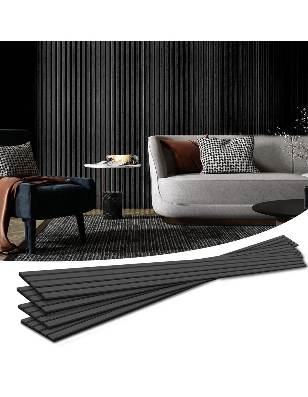 High Quality black oak acoustic wooden panels