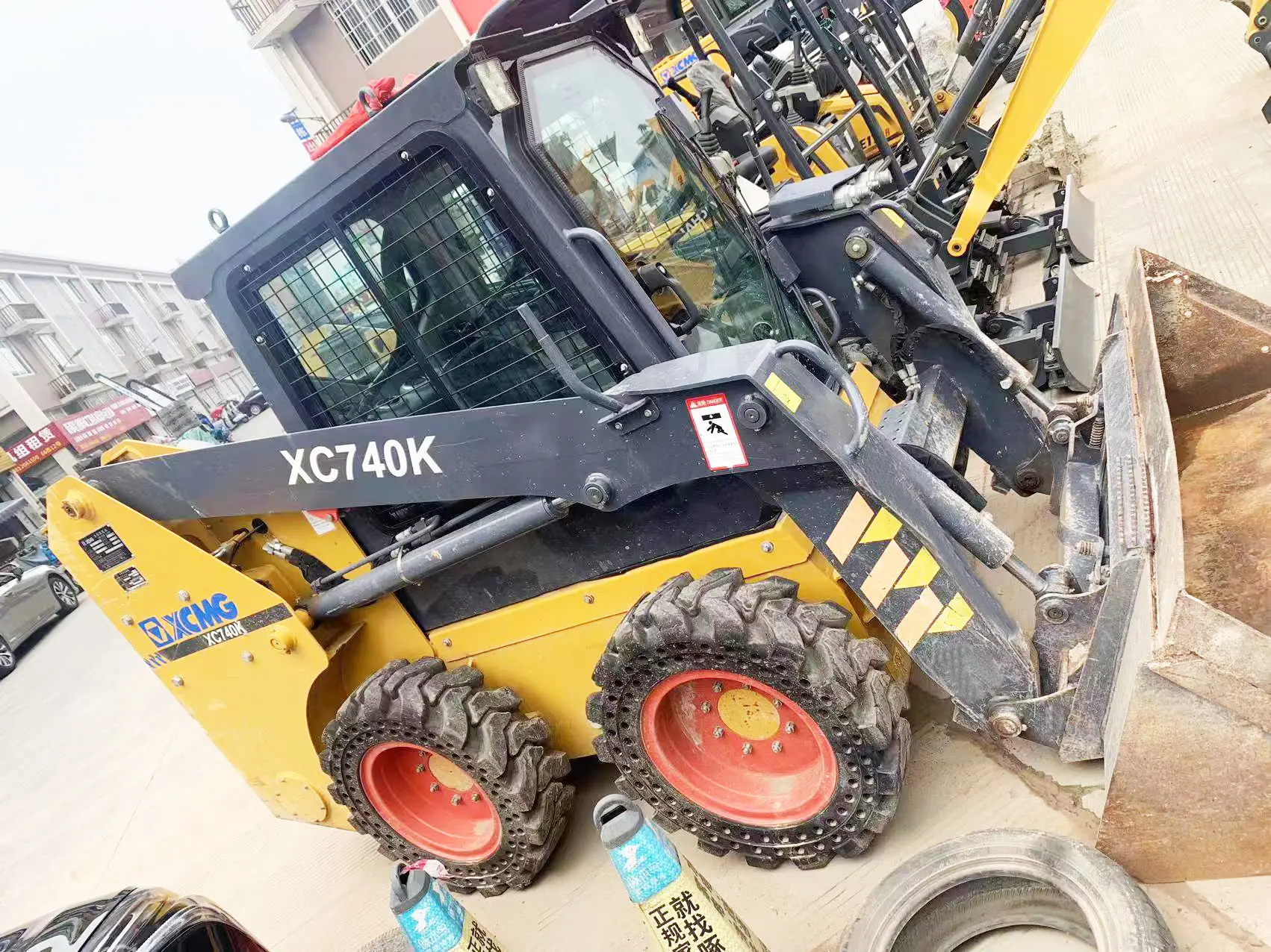 XCMG Factory XC740K Used Cheap Mini Compact Skid Steer Loader for Sale