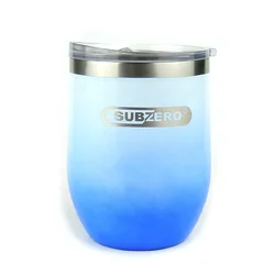 Popular Wine Tumbler Cups 12oz Double Wall Stainless Steel Travel Coffee Mugs