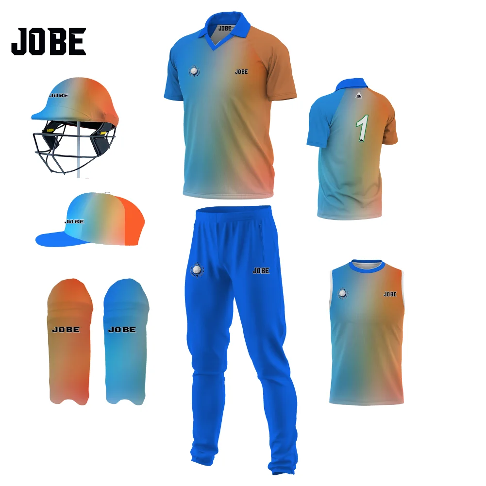 customized embroidery patches team man professional pakistan new pattern cricket jersey china color