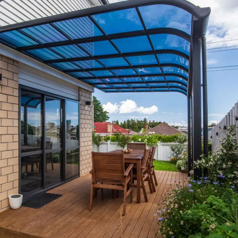 Garden Pergola Waterproof Polycarbonate Awning Canopy Outdoor Shade Aluminum Awnings