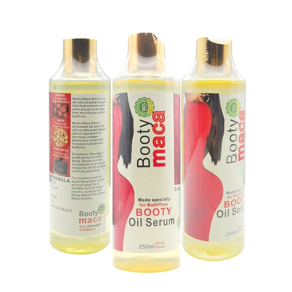 100% натуральное масло для увеличения ягодиц и бедер Маки готовое к отправке