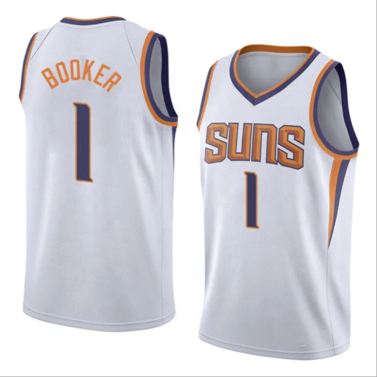  Баскетбольная одежда рубашки баскетбольная майка Devin Booker Джерси Phoenix Sun