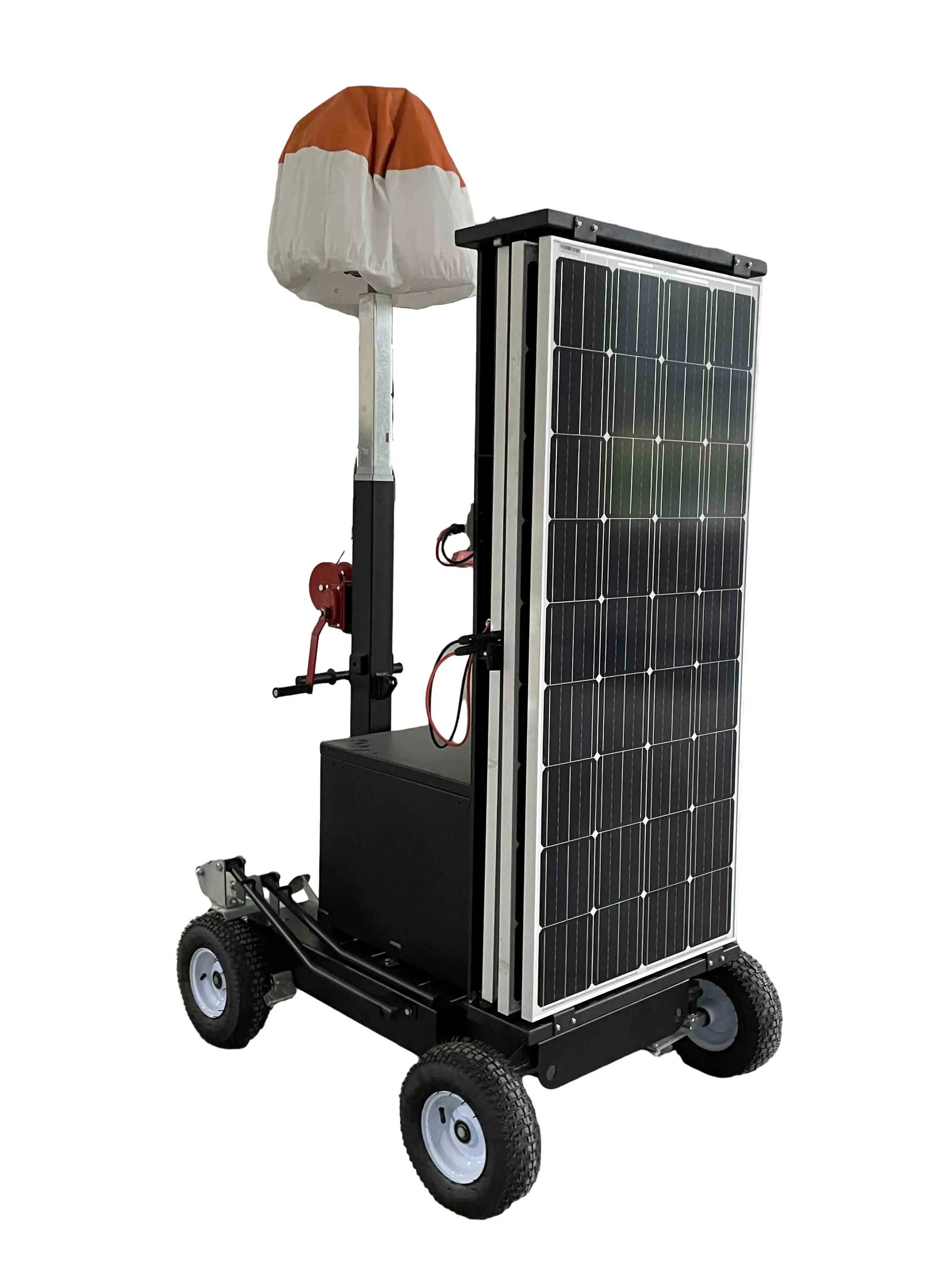 Портативная Солнечная световая башня с высокоэффективной светодиодной лампой для освещения