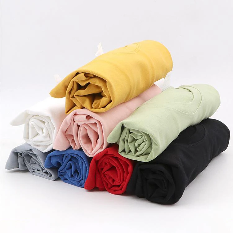 260 Gsm хлопковые мужские футболки большого размера с логотипом Пользовательский логотип печатная простая футболка пользовательская печать без рисунка для