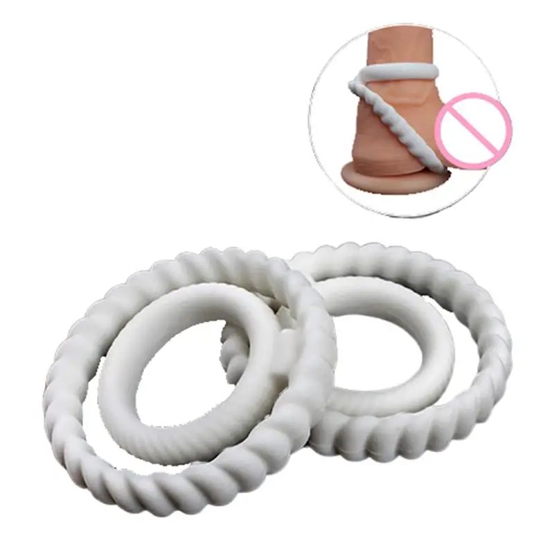 MOGlovers Wholesale Penis Ring Rubber Silicon Delay Ejaculation Toy Cock For Small
