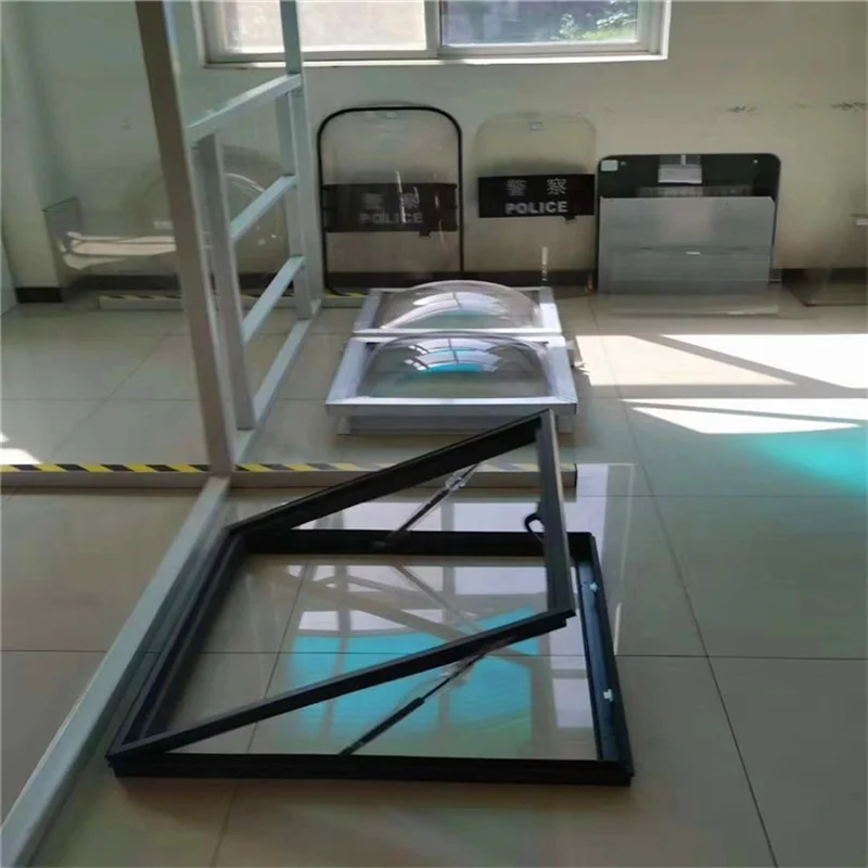 polycarbonate skylight with aluminum frame/ Polycarbonate sheet CNC cutting to size, cutting to shape part