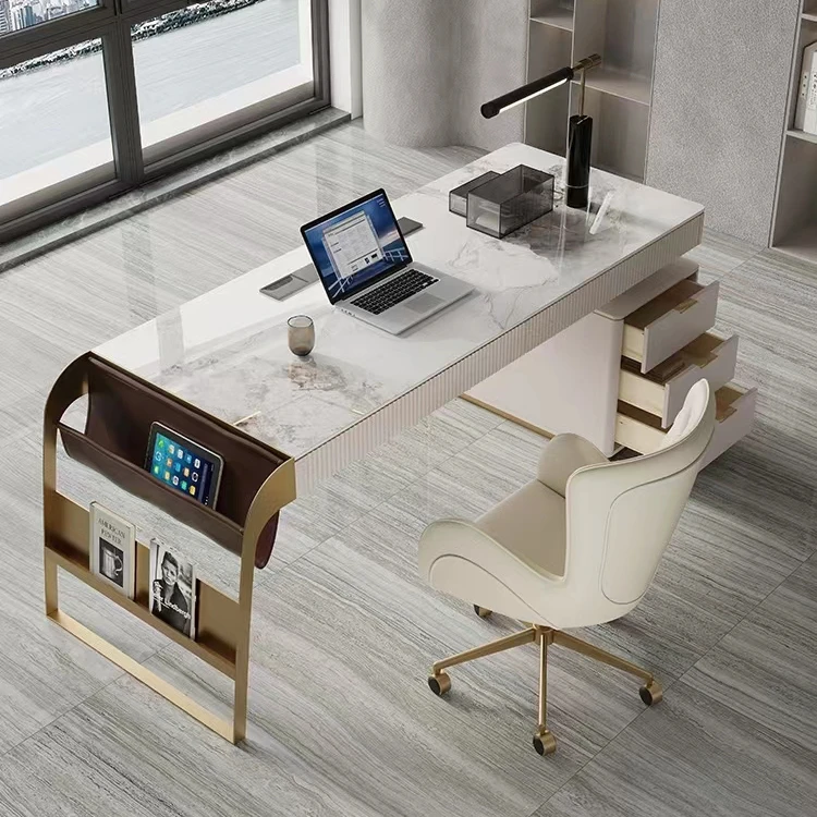 2022 новый офисный стол, современный роскошный эксклюзивный офисный стол