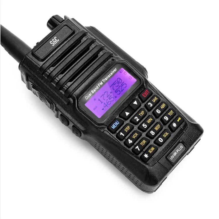 2021 Baofeng UV-9Rplus waterproof  CB Radio High Power VHF UHF Dual Band Handheld Two Way Radio 10km long range Walkie Talkie