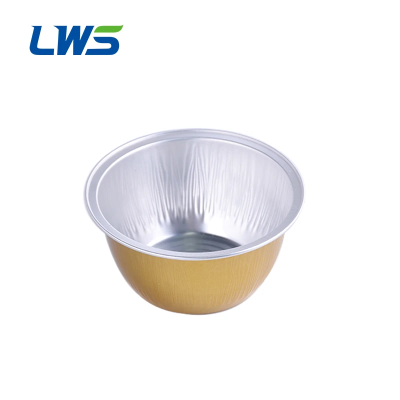 130ML Disposable Aluminum Foil Pleated Baking Cups High Quality Colorful Cake Bowl Pan