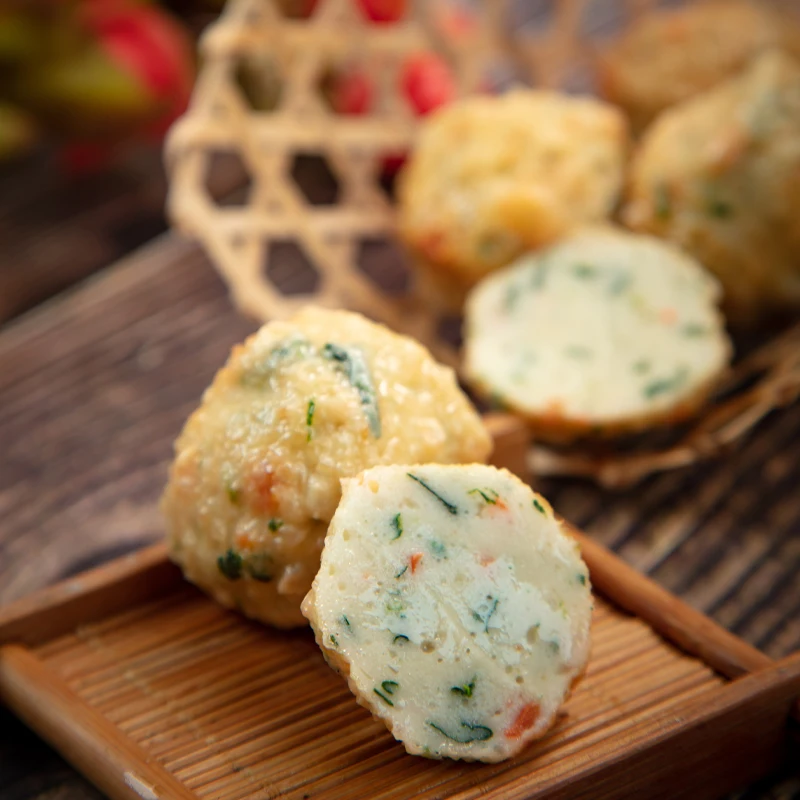 High quality OEM Frozen food vegetable seafood fish ball surimi food hotpot food