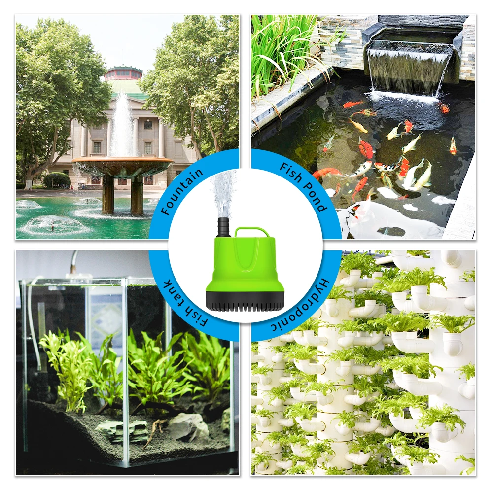 AL-1000D Aquarium Internal Power Filter Oxygenation Submersible Pump