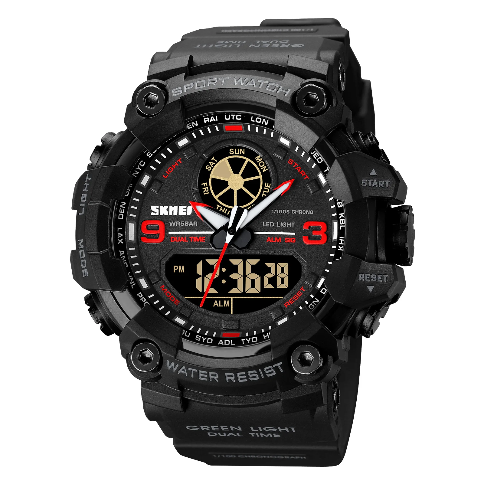 SKMEI 1818 quartz analog plastic waterproof watches men wrist sports
