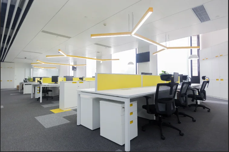 Factory Customized White employee staff Modern Office Desk  escritorios modernos de oficin Computer Workstations Desk