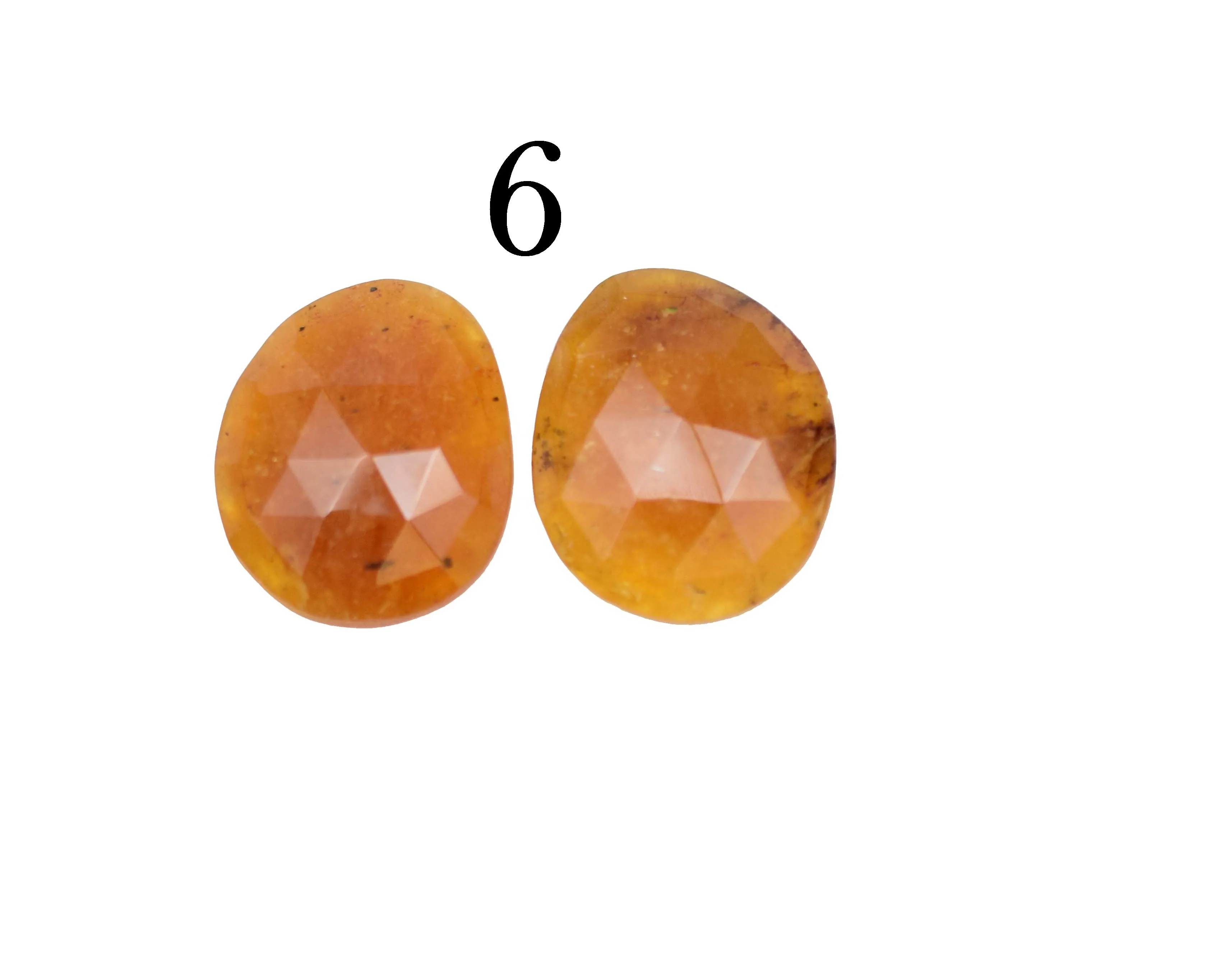 Natural Aventurine And Yellow Sapphire Natural Shape Loose Gemstone Cabochon