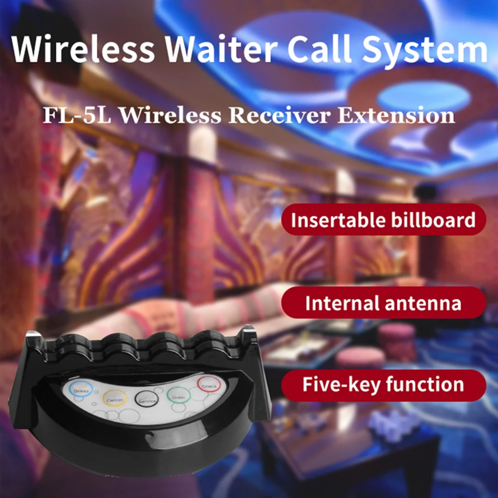 Hot Selling Pager Bell System Wireless Waiter Call Button For Restaurant Bar