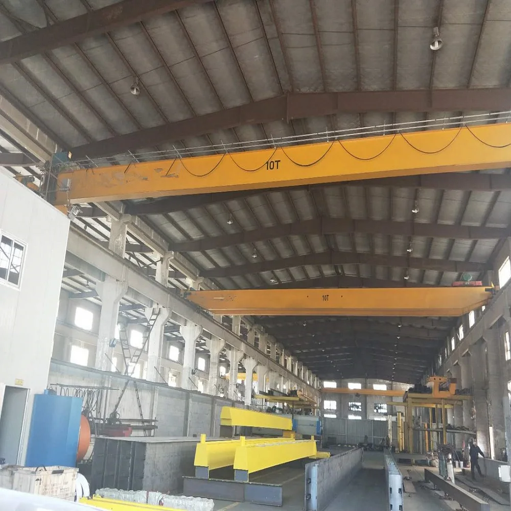 Eot Overhead Crane Easy Handling Durable Structure Warehouse Single Girder Overhead Bridge Crane