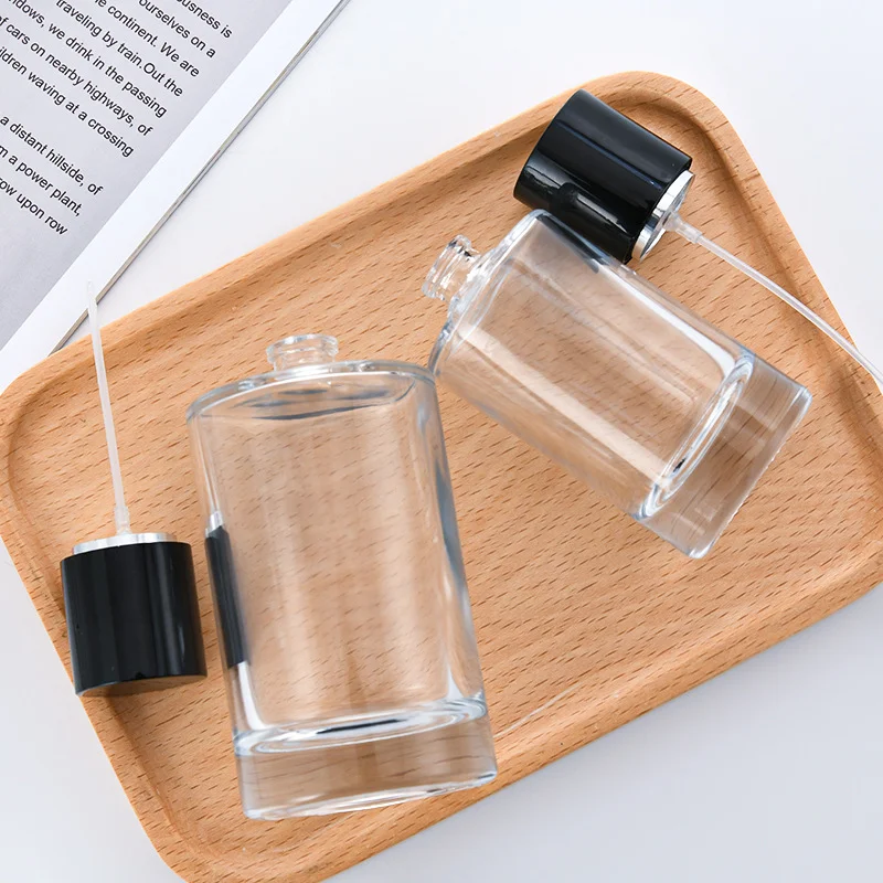 50 ml 100 ml portable travel empty glass spray perfume bottle atomizer bottle