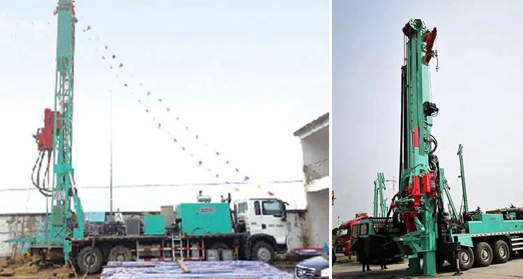 3000m depth truck mounted water well drilling machine rig price