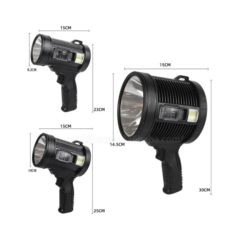 High Power P50 Powerful Long Range Flashlight Portable With Stand Camping Light Outdoor Emergency Led Searchlight