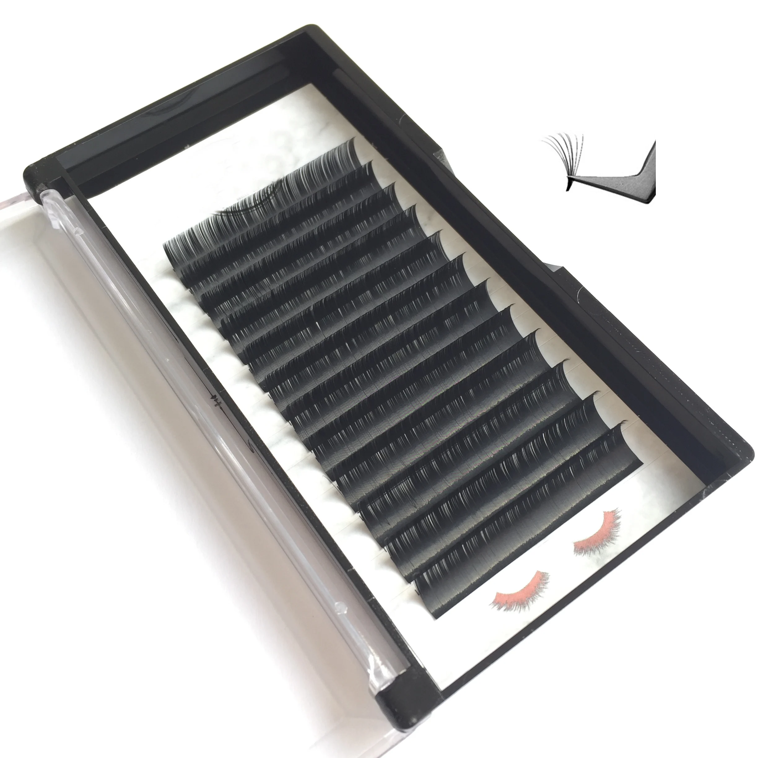 Wholesale High Quality Your Own Label Volume Camellia Silk Private Label mink individual eyelashes vendor volume extensions