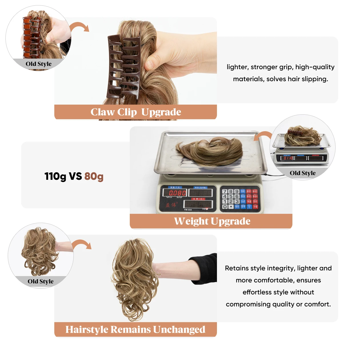 Wholesale Claw Clip In Ponytail Hair Extensions Short Curly Fiber Heat Resistant Ponytail Natural Wavy Synthetic For Women