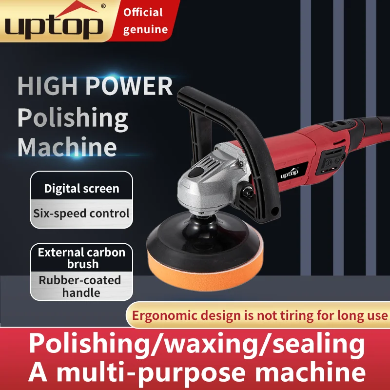 6 Various Speed 150mm 180mm Car Care Polishing Machine Rotary Dual Action Polisher