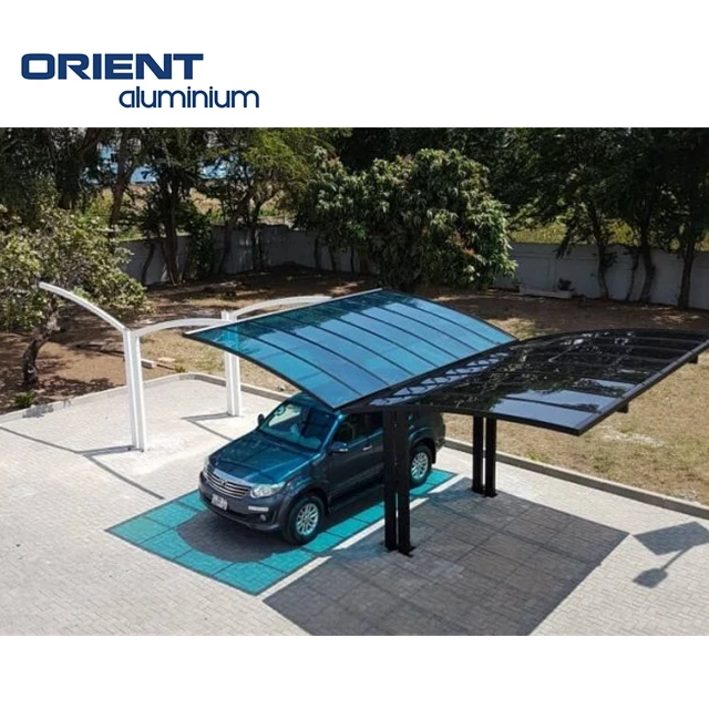 Nice Quality Strong Free Standing Car Parking Shed Outdoor Waterproof Small Size Single Roof Carport