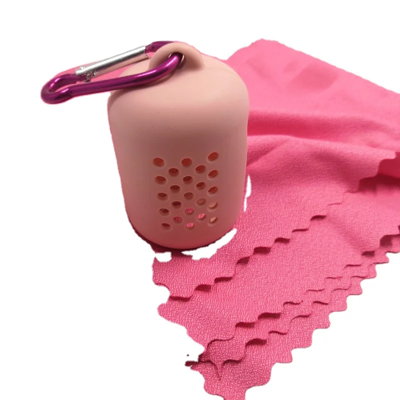 
Portable Outdoor Travel Micofiber Absorbent Towel Sports Summer Cooling Quick Dry Towels 