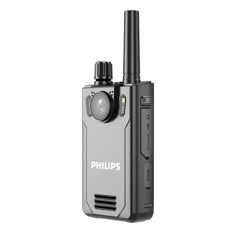 Philips Original 4G Body Worn Hidden Camera 1296P Portable Security Personal  PTT VTR8300