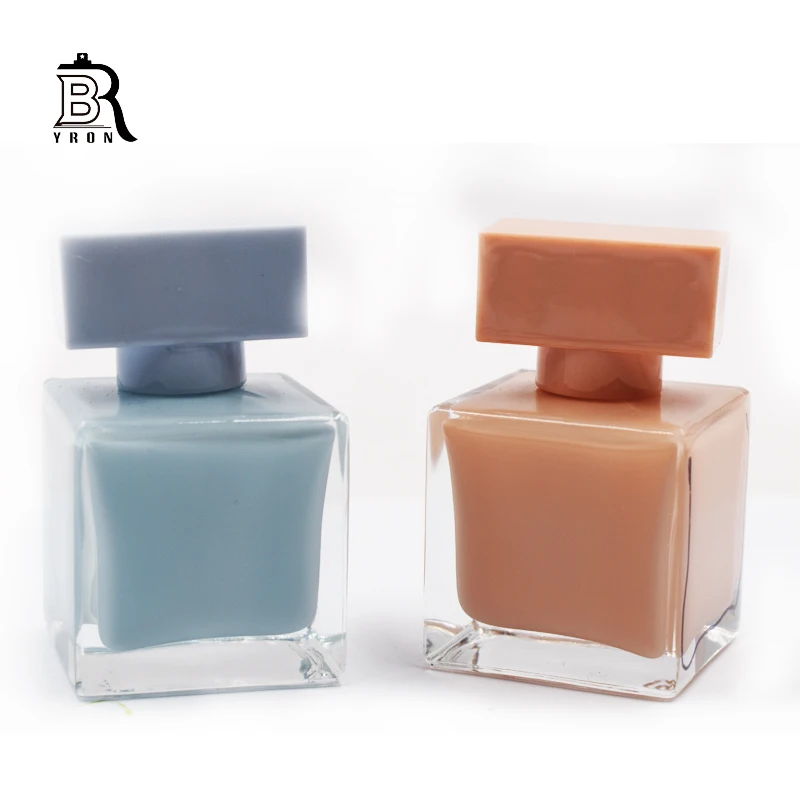 Custom Dye Inside Glass 30ml 50ml Inner Coating Perfume Bottle