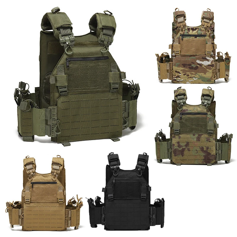 Multi-functional Expansion Convenient Quick Release Waterproof Wear-Resistant Customized Plate Carrier Tactical Training Vest