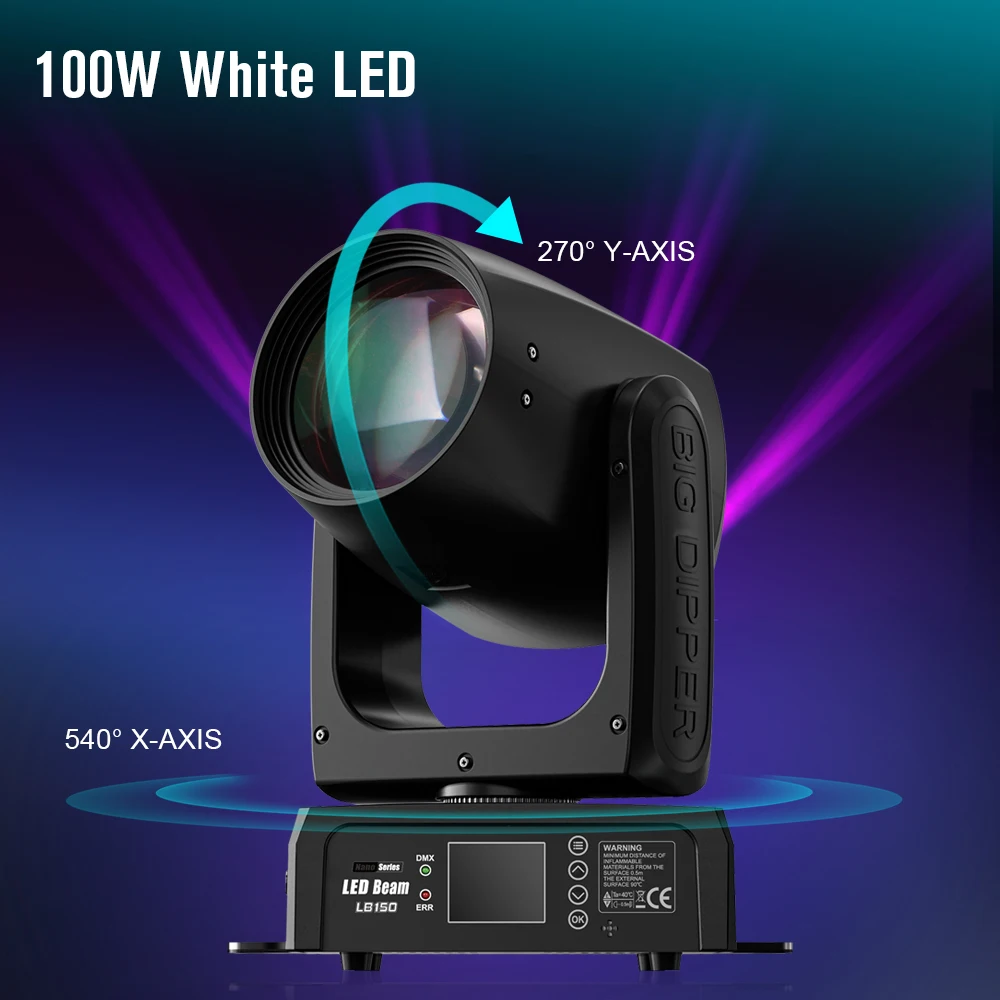 Большой дипер LB150 150 Вт светодиодный луч световой свет событие светодиодные огни диско Вечеринка красочные сценические движущиеся фары