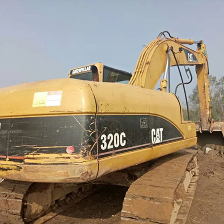 Cheap second hand  CAT 320C excavators  used  caterpillar 320C machine low work hours used excavators m CAT 320C 20ton for sale