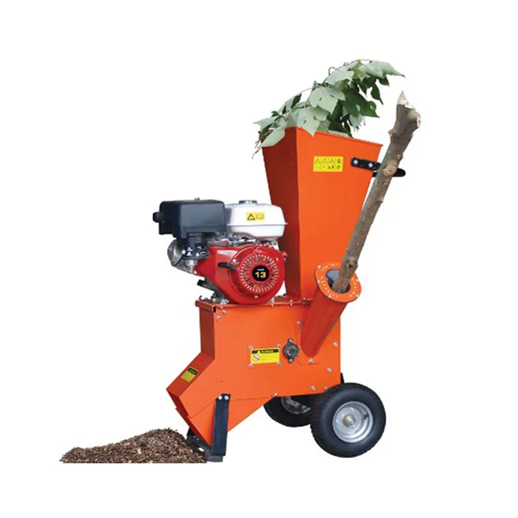 Garden tree branch chipping chipper shredder wood chipper shredder industrial