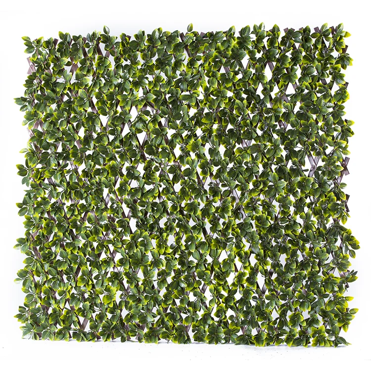 Amazon hot sale expandable PVC trellis  artificial flower fence
