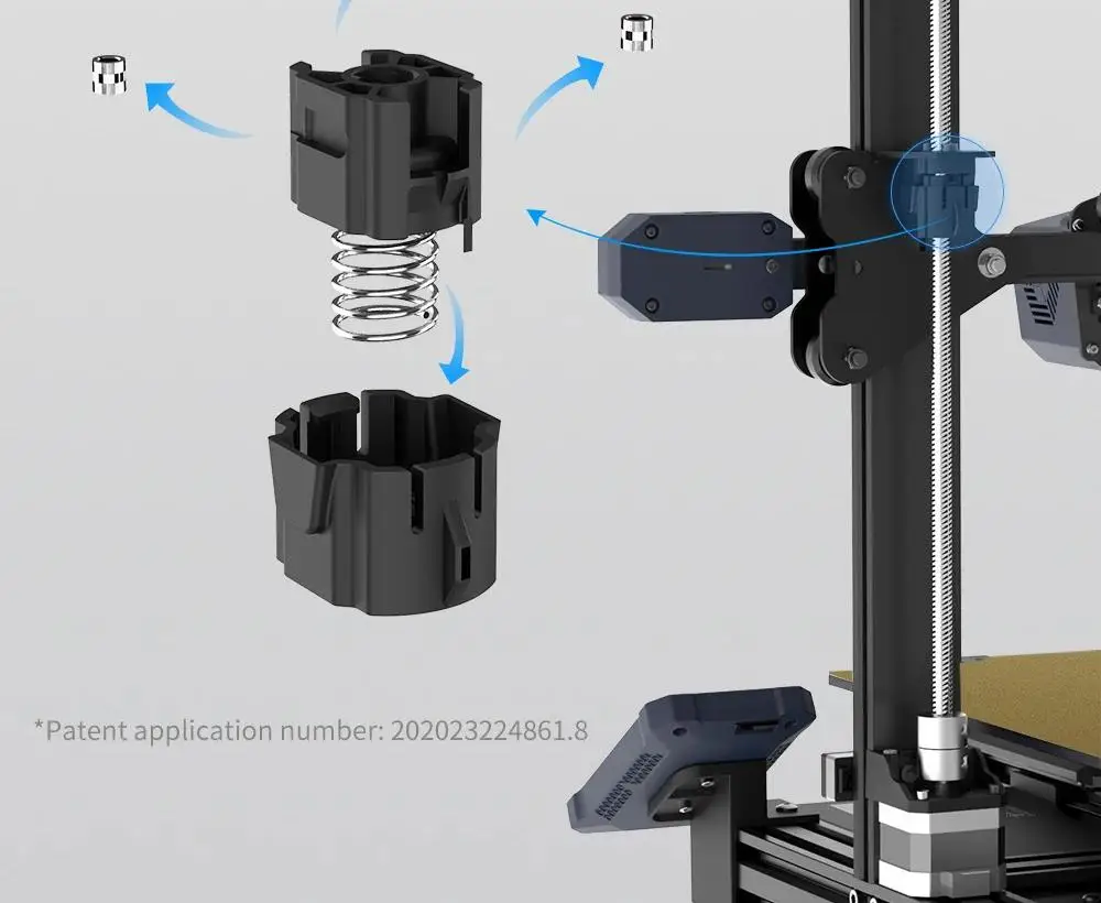 Anycubic Vyper Professional Pellet Carbon Fiber Ender Cement Fdm 3d Printer Regards Slope 3d Dental Printer