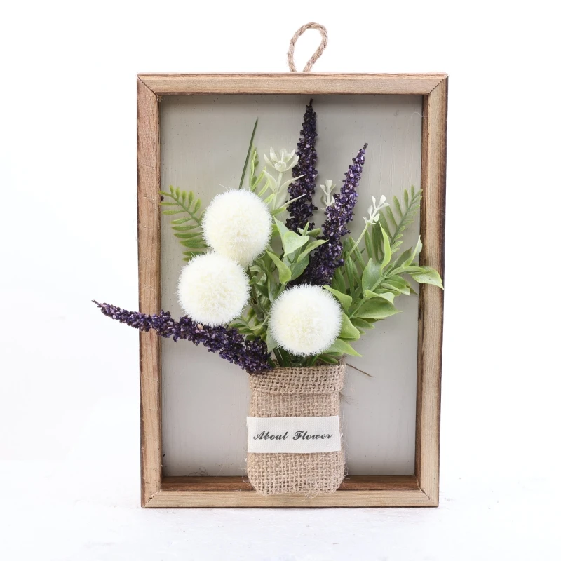 Custom high quality 3D picture frame diy simulation flower picture frame home wall hanging decoration