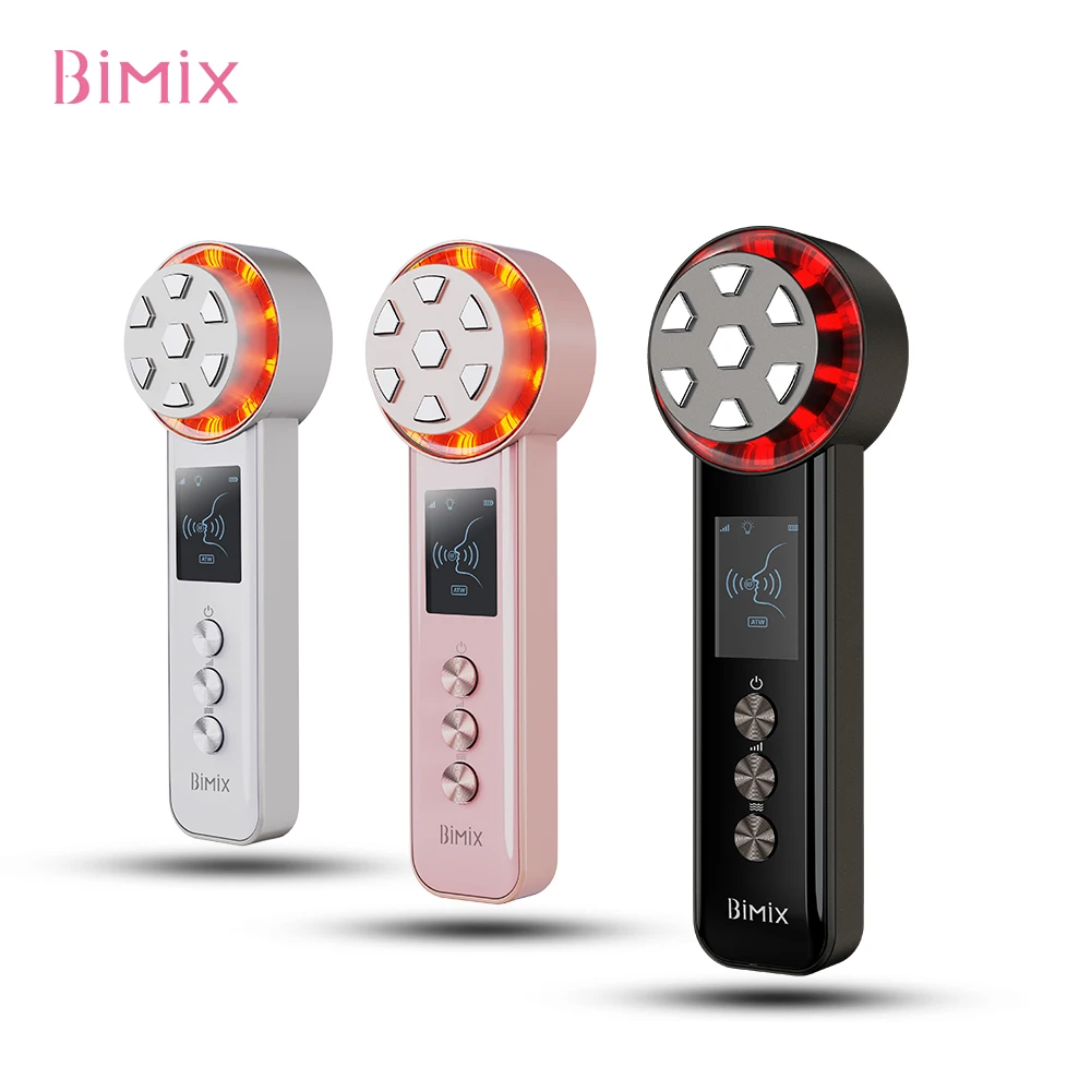 Bimix Facial Rf Face Wrinkle Remover Lift Home 5 In 1 Ems Skin Tightening Device