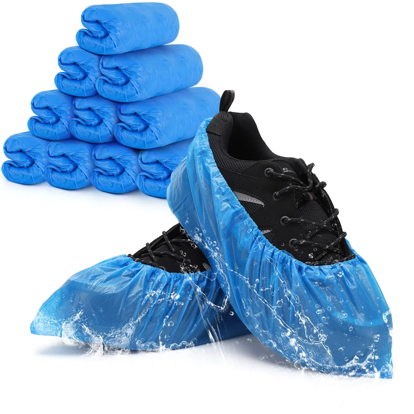 CPE Shoe Cover Disposable Waterproof Dust-proof PE Plastic shoes covers